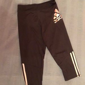 Girls adidas cropped leggings